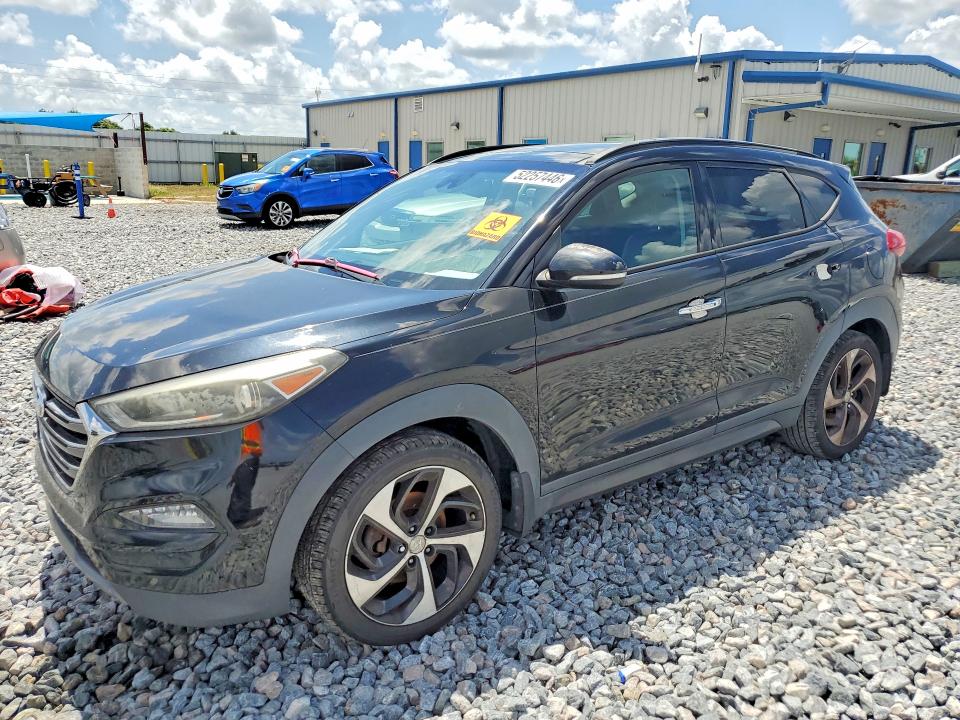 2016 Hyundai Tucson VIN KM8J33A22GU085600 COPART salvage auction — HAIL, FL - CERT OF TITLE SLVG REBUILDABLE, sold $2,700 on 2026-07-24 (photo 1)