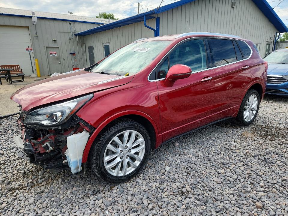 2019 Buick Envision VIN LRBFX4SX3KD002438 COPART salvage auction — FRONT END, Il - Salvage Certificate, sold $2,350 on 2026-07-06 (photo 1)