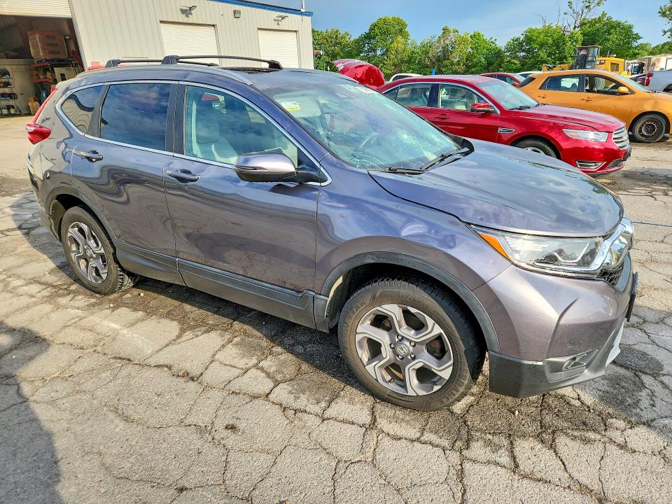 2018 Honda Cr-v VIN 7FARW2H82JE002397 COPART salvage auction — HAIL, Mo - Salvage Certificate Of Title, sold $6,600 on 2026-07-08 (photo 4)