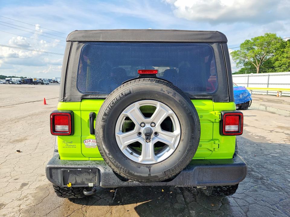 2021 Jeep Wrangler / VIN 1C4GJXAG2MW782935 COPART salvage auction — FRONT END, TN - SALVAGE CERTIFICATE, sold $10,500 on 2026-07-29 (photo 6)