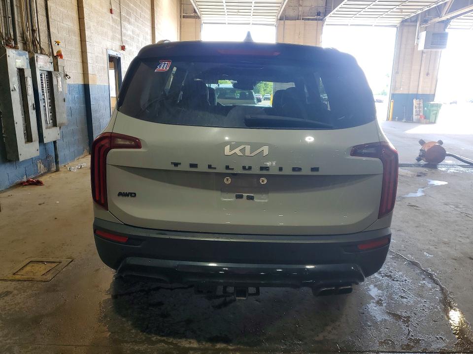 2022 Kia Telluride VIN 5XYP3DHC9NG297881 COPART salvage auction — FRONT END, Mi - Certificate Of Title, sold $4,250 on 2026-07-28 (photo 6)