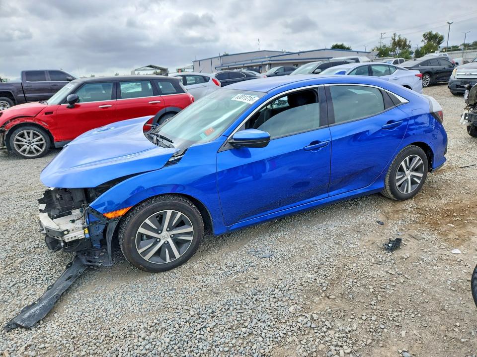 2020 Honda Civic VIN SHHFK7H33LU210642 COPART salvage auction — FRONT END, Ca - Salvage Certificate, sold $3,300 on 2026-07-17 (photo 1)
