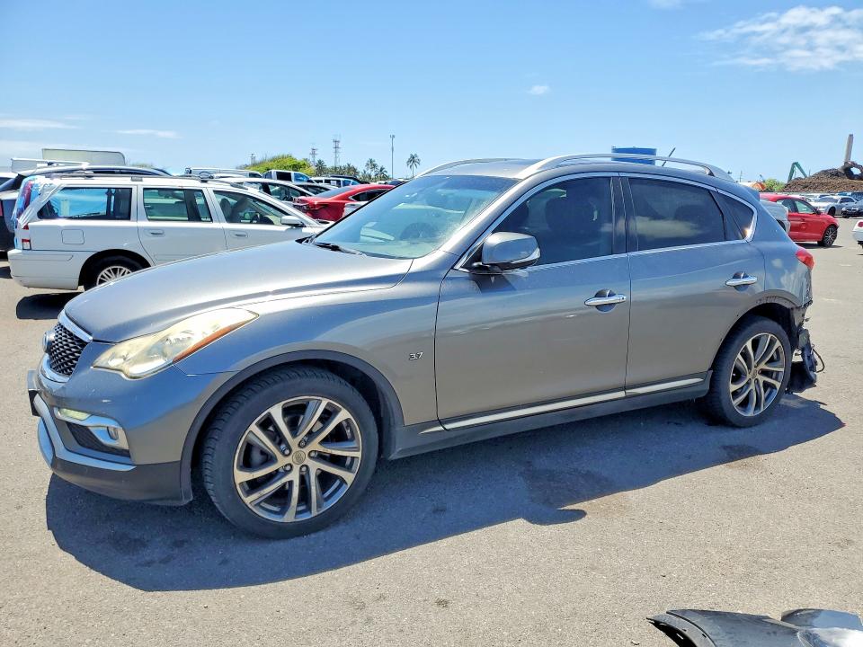 2017 Infiniti VIN JN1BJ0RP9HM389220 COPART salvage auction — REAR END, Hi - Certificate Of Title, sold $2,700 on 2026-07-13 (photo 1)