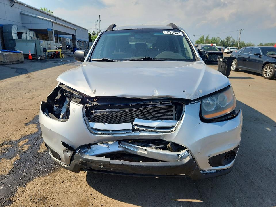 2010 Hyundai Santa fe VIN 5NMSGDAB6AH416566 COPART salvage auction — FRONT END, CT - CERT OF TITLE-SALVAGE, sold $900 on 2026-07-02 (photo 5)