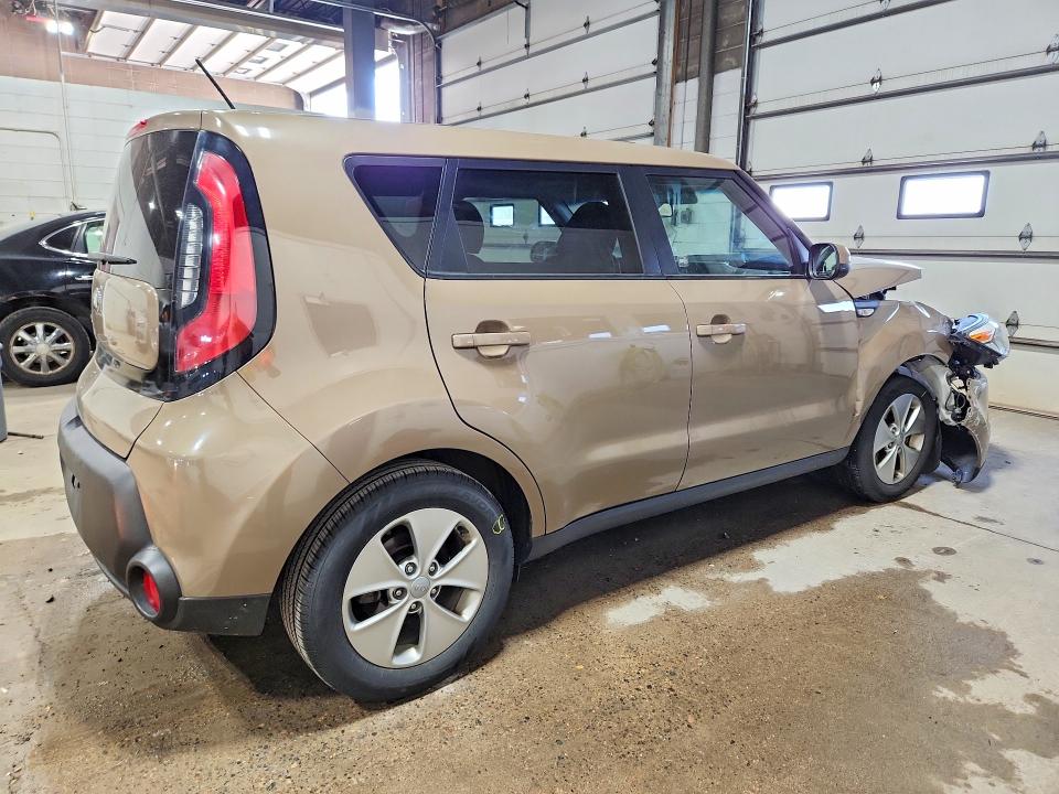 2014 Kia Soul VIN KNDJN2A21E7054147 COPART salvage auction — FRONT END, Mn - Cert Of Title-Prior Salvage, sold $950 on 2026-07-16 (photo 3)