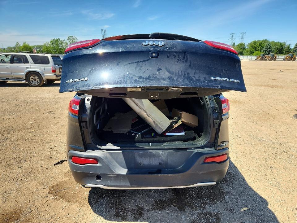 2017 Jeep Cherokee VIN 1C4PJMDB3HW645300 COPART salvage auction — FRONT END, Il - Salvage Certificate, sold $475 on 2026-07-09 (photo 6)