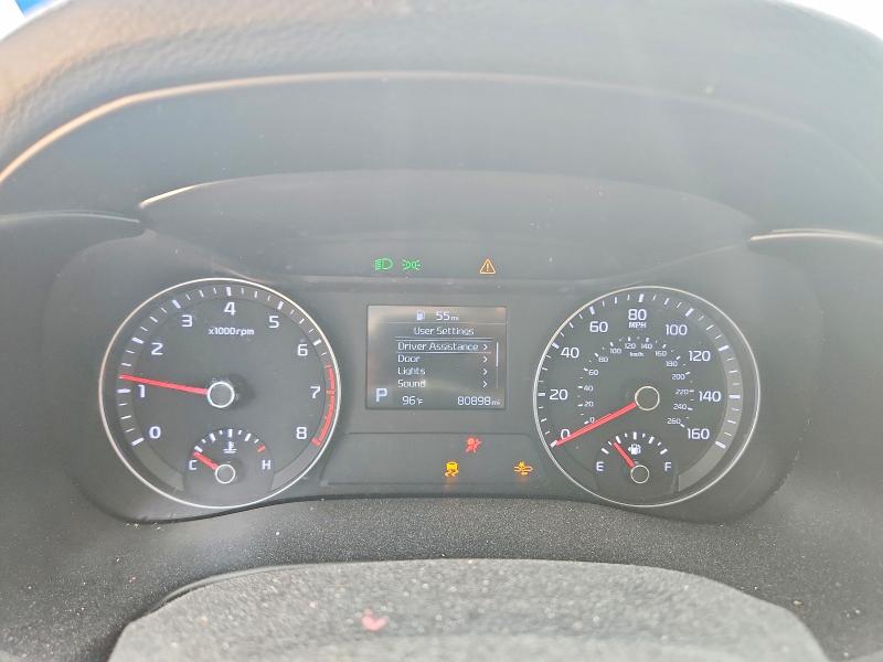 2019 Kia VIN 3KPF24AD9KE098243 COPART salvage auction — SIDE, Tx - Salvage Vehicle Title, sold $2,650 on 2026-07-09 (photo 9)