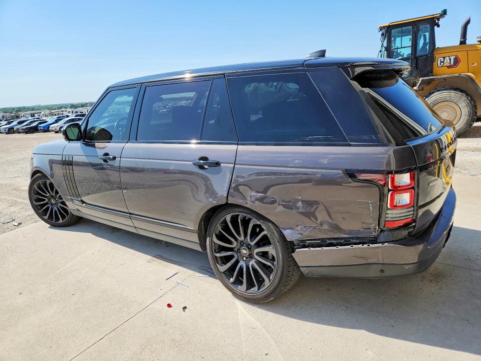 2017 Land rover RANGE ROVER VIN SALGS5FE8HA367302 COPART salvage auction — REAR END, Ne - Cert Of Title-Salvage, sold $4,550 on 2026-07-14 (photo 2)