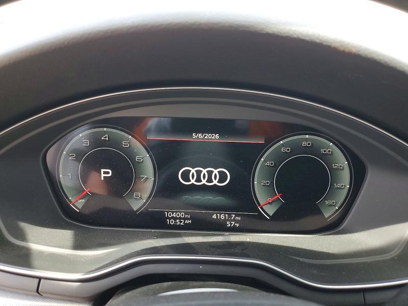 2024 Audi A5 VIN WAUFACF52RA031928 COPART salvage auction — FRONT END, Il - Salvage Certificate, sold $250 on 2026-07-28 (photo 9)