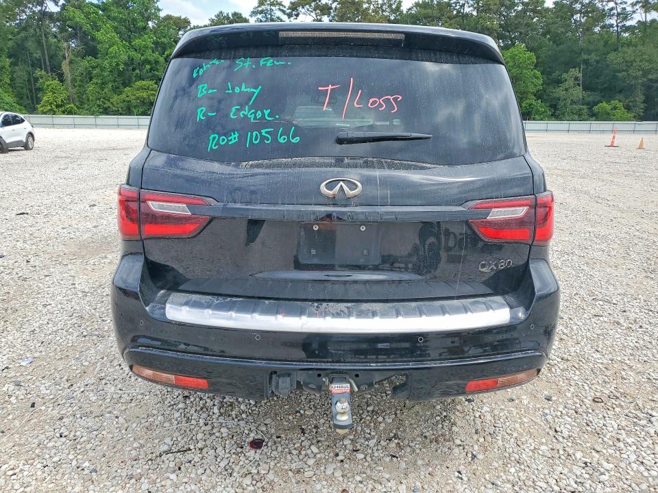 2018 Infiniti Qx80 VIN JN8AZ2NF8J9661926 COPART salvage auction — FRONT END, Tx - Certificate Of Title, sold $250 on 2026-07-28 (photo 6)
