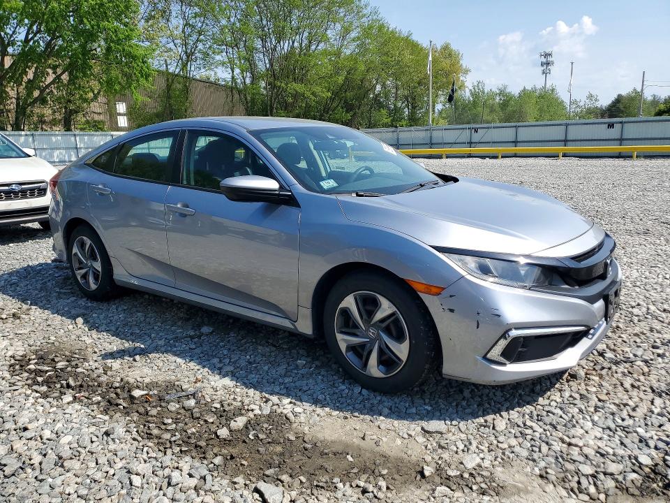 2019 Honda Civic VIN 2HGFC2F62KH540989 COPART salvage auction — SIDE, MA - CERT OF TITLE-SALVAGE, sold $4,700 on 2026-07-02 (photo 4)