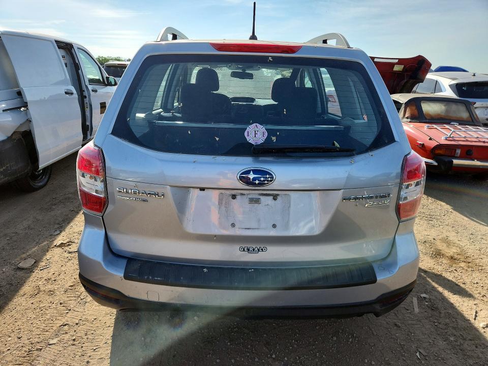 2015 Subaru Forester VIN JF2SJABCXFH541393 COPART salvage auction — SIDE, Il - Salvage Certificate, sold $2,150 on 2026-07-02 (photo 6)