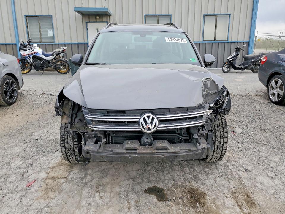 2016 Volkswagen Tiguan VIN WVGAV7AX2GW612956 COPART salvage auction — FRONT END, Pa - Certificate Of Salvage, sold $1,550 on 2026-07-10 (photo 5)