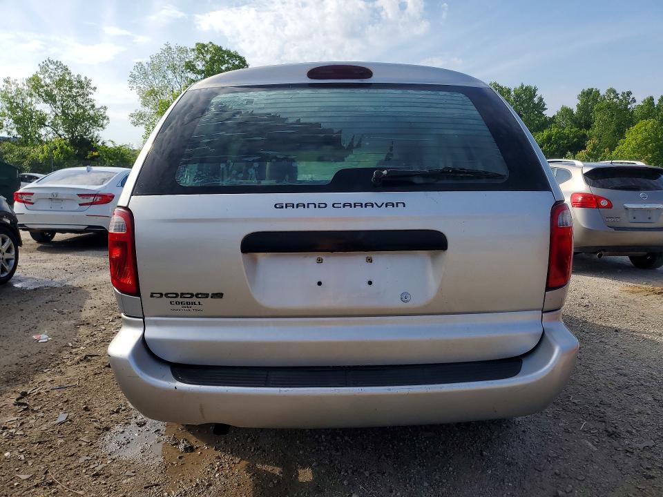 2006 Dodge Grand caravan VIN 1D4GP24R16B648381 COPART salvage auction — SIDE, Ky - Bill Of Sale/Part Only/No Titl, sold $300 on 2026-07-09 (photo 6)
