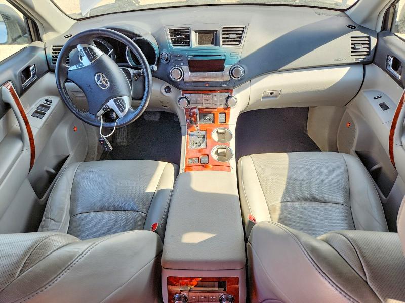 2012 Toyota Highlander VIN 5TDDK3EHXCS167902 COPART salvage auction — FRONT END, Ia - Cert Of Title-Salvage Title, sold $3,650 on 2026-07-15 (photo 8)
