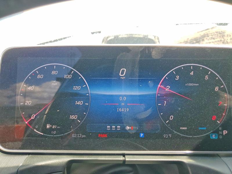 2025 Mercedes-benz C class VIN W1KAF4GBXSR275526 COPART salvage auction — FRONT END, Ca - Salvage Certificate, sold $23,800 on 2026-07-08 (photo 9)