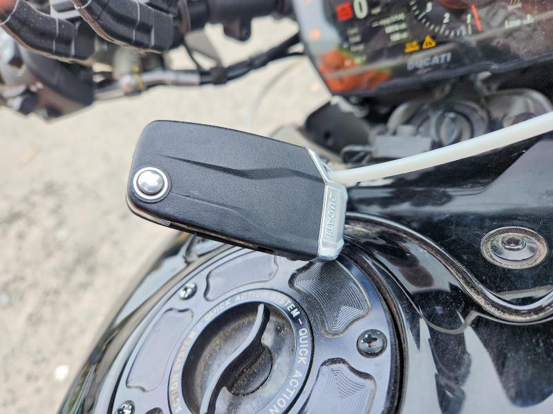 2023 Ducati Diavel VIN ZDMGAR1W1PB000563 COPART salvage auction — SIDE, Ma - Cert Of Title-Salvage, sold $4,950 on 2026-08-05 (photo 8)