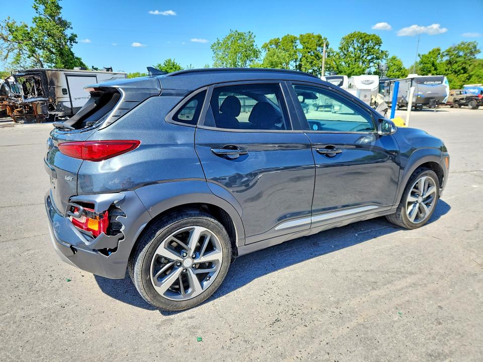 2020 Hyundai VIN KM8K33A59LU433899 COPART salvage auction — HAIL, Mo - Salvage Certificate Of Title, sold $3,600 on 2026-07-27 (photo 3)
