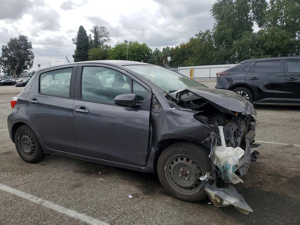 2014 Toyota Yaris VIN VNKKTUD32EA009822 COPART salvage auction — FRONT END, Ca - Salvage Certificate, sold $1,250 on 2026-07-02 (photo 4)
