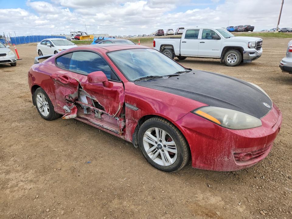 2008 Hyundai Tiburon VIN KMHHM65D88U278764 COPART salvage auction — SIDE, AB - BOS - SALVAGE, sold $175 on 2026-07-14 (photo 4)