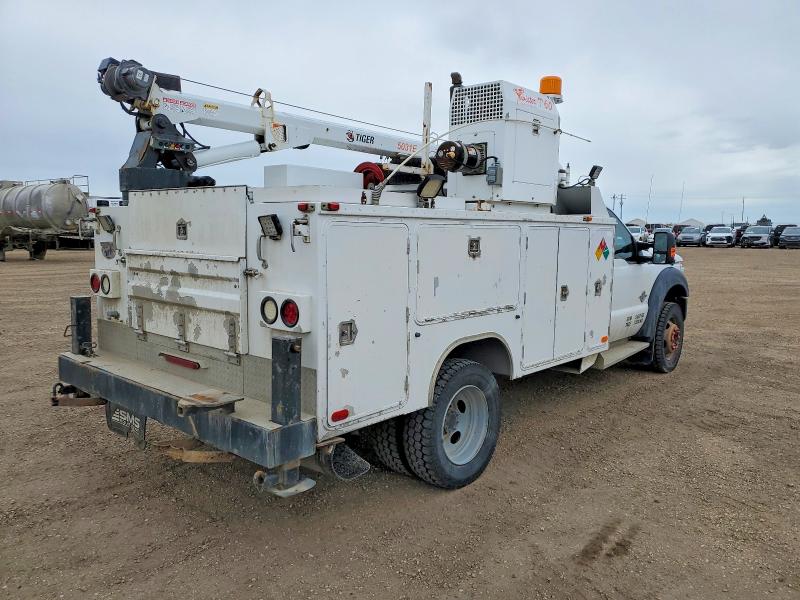 2015 Ford F-550 super duty VIN 1FDUF5HT4FEC42681 COPART salvage auction — FRONT END, Ab - Bos - Salvage, sold $20,250 on 2026-07-09 (photo 4)