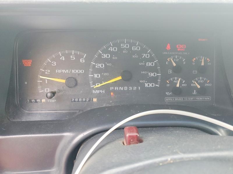 1998 Gmc SIERRA VIN 1GTEC19R8WR512940 COPART salvage auction — REAR END, Sc - Cert Of Title-Salvage, sold $1,850 on 2026-07-02 (photo 9)