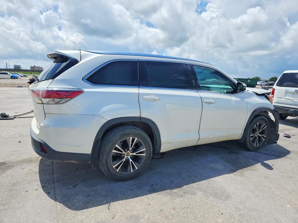 2016 Toyota Highlander VIN 5TDKKRFH3GS145500 COPART salvage auction — FRONT END, Ms - Cert Of Title-Salvaged, sold $4,550 on 2026-07-15 (photo 3)