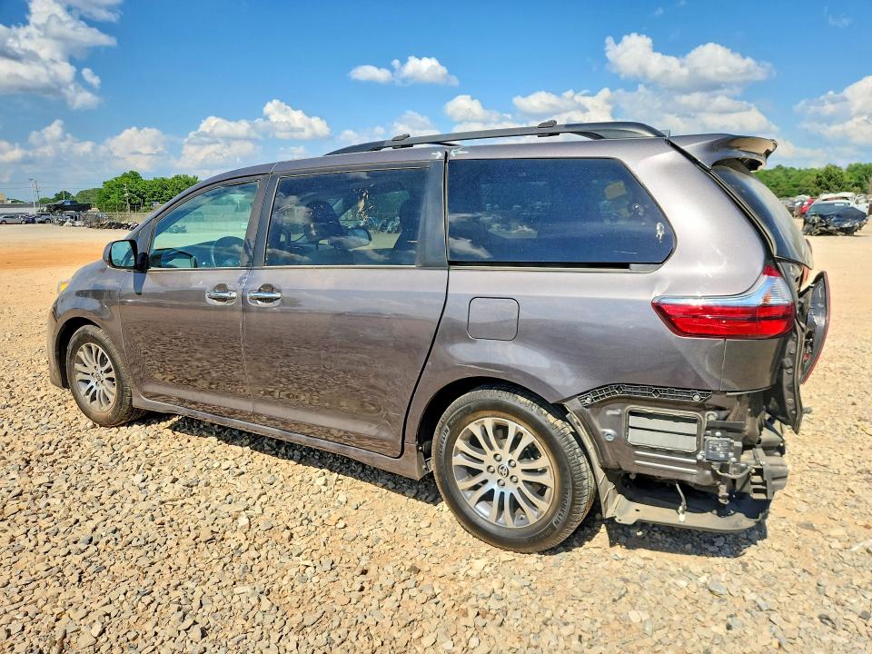 2020 Toyota Sienna VIN 5TDYZ3DCXLS076826 COPART salvage auction — REAR END, Al - Cert Of Title-Salvage Title, sold $6,700 on 2026-07-08 (photo 2)