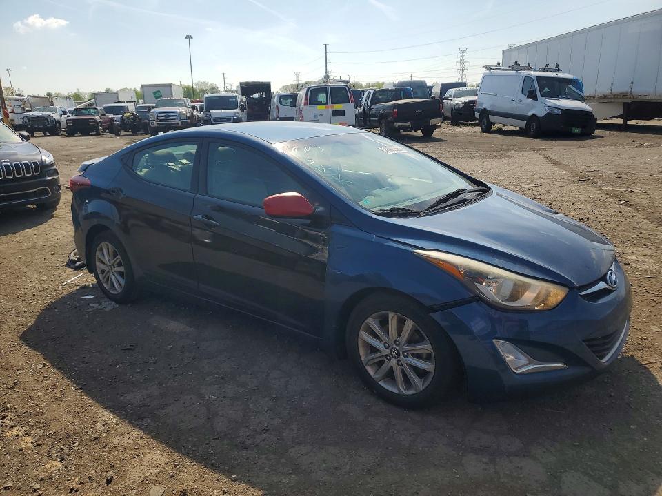 2016 Hyundai VIN KMHDH4AE1GU477773 COPART salvage auction — FRONT END, Mi - Certificate Of Title, sold $650 on 2026-07-10 (photo 4)