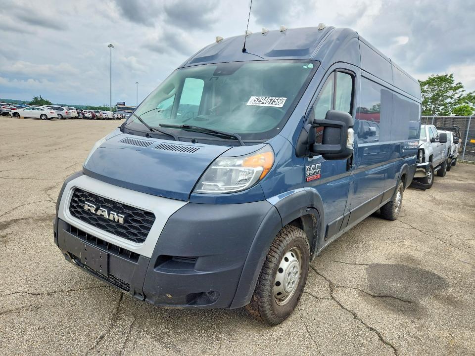 2021 Ram Promaster 3500 VIN 3C6MRVJGXME535681 — COPART salvage auction photo