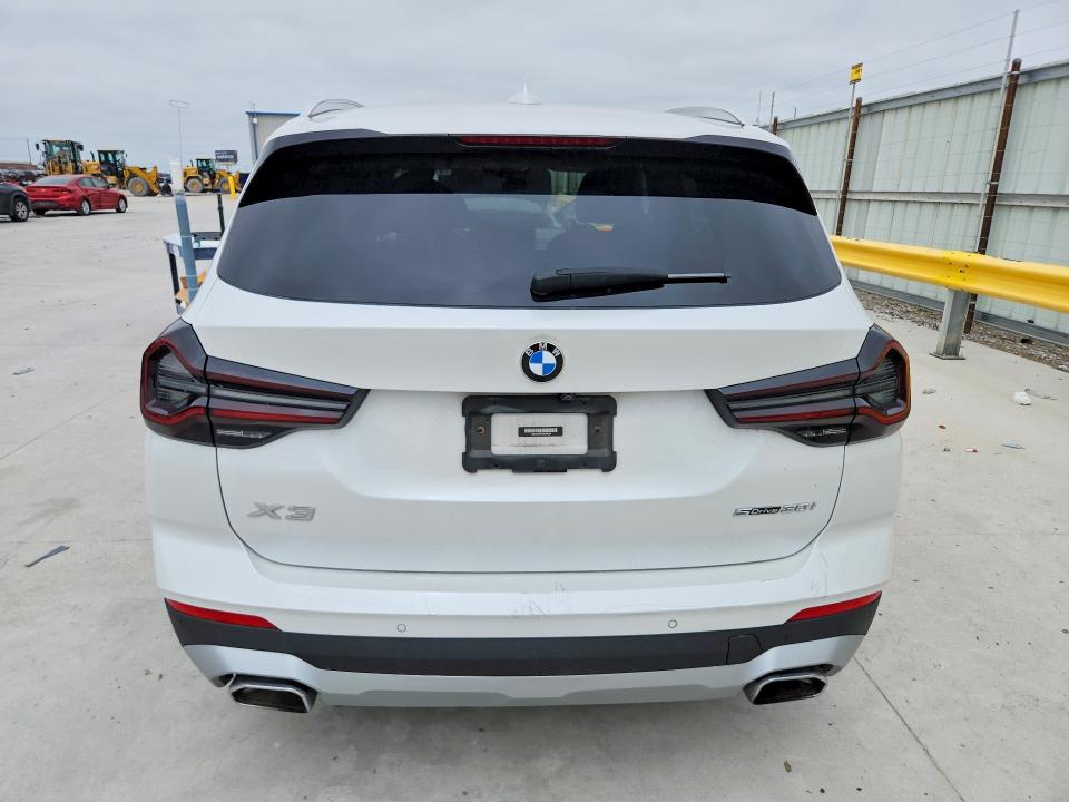 2023 BMW X3 VIN WBX47DP07PN196254 COPART salvage auction — FRONT END, Tx - Salvage Vehicle Title, sold $10,200 on 2026-07-28 (photo 6)