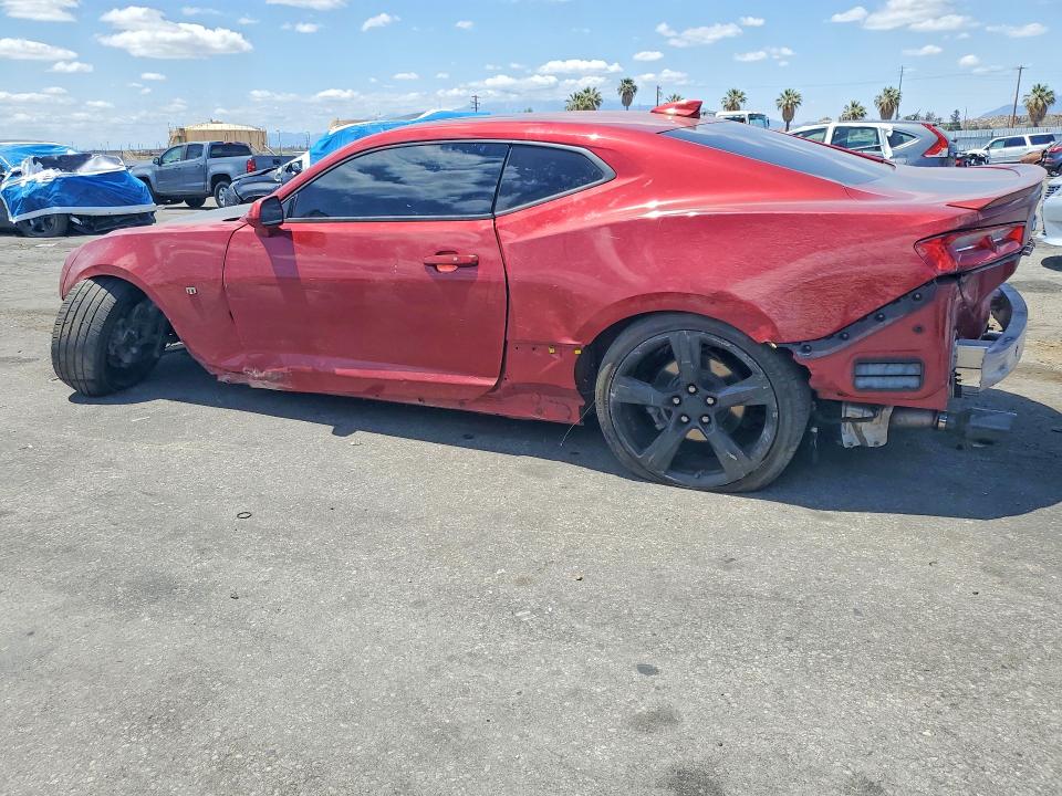 2018 Chevrolet Camaro VIN 1G1FB1RX7J0156671 COPART salvage auction — FRONT END, Ca - Salvage Certificate, sold $2,850 on 2026-07-09 (photo 2)