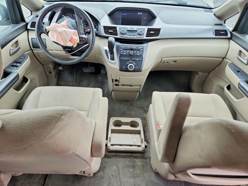 2013 Honda Odyssey VIN 5FNRL5H27DB055148 COPART salvage auction — FRONT END, Pa - Certificate Of Salvage, sold $400 on 2026-07-28 (photo 8)