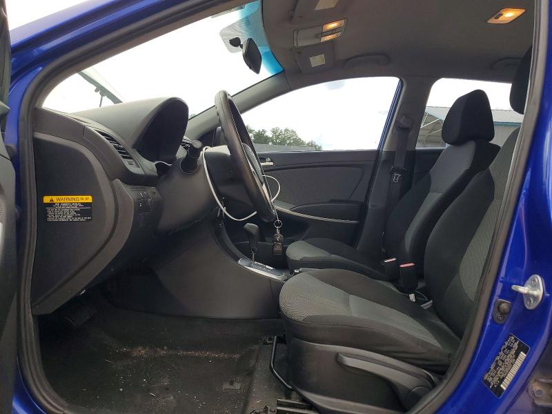 2013 Hyundai Accent VIN KMHCT5AE5DU084726 COPART salvage auction — MINOR DENT/SCRATCHES, Fl - Cert Of Title Slvg Rebuildable, sold $725 on 2026-07-17 (photo 7)