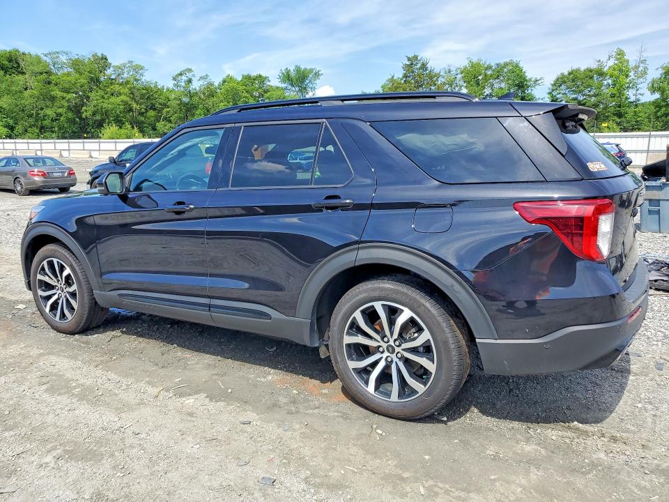 2020 Ford Explorer VIN 1FM5K8GC0LGB46663 COPART salvage auction — SIDE, Sc - Cert Of Title-Salvage, sold $10,400 on 2026-07-29 (photo 2)