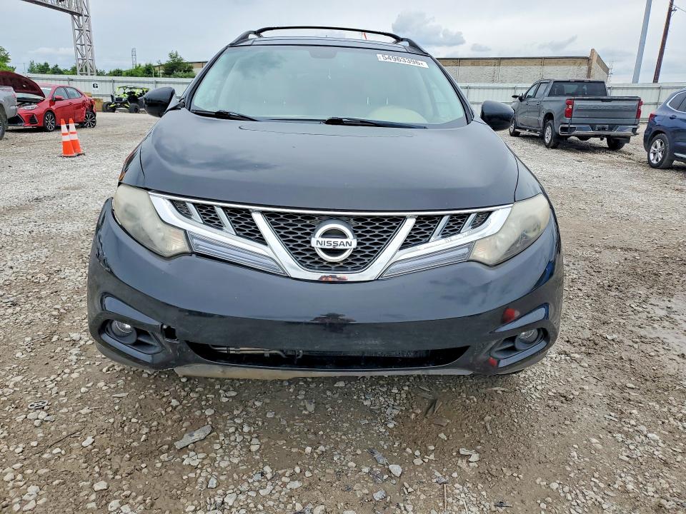 2011 Nissan Murano VIN JN8AZ1MW8BW159058 COPART salvage auction — FRONT END, Oh - Cert Of Title-Salvage, sold $925 on 2026-07-24 (photo 5)