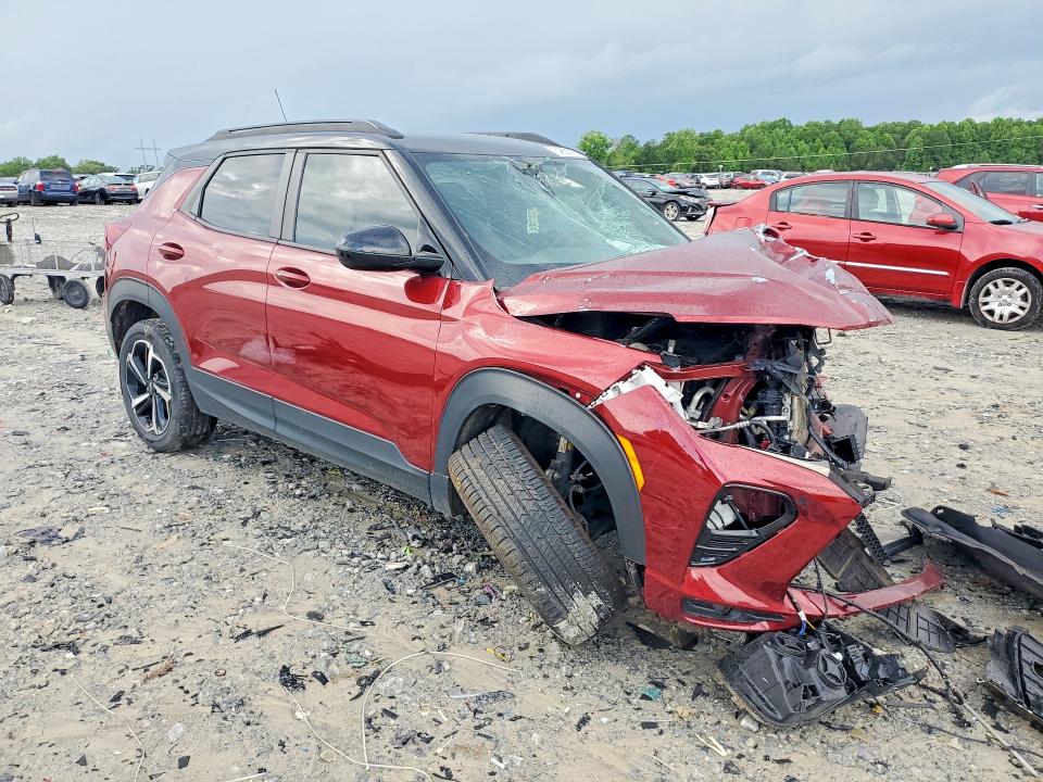 2022 Chevrolet Trailblazer VIN KL79MTSL3NB022555 COPART salvage auction — FRONT END, Ga - Cert Of Title-Salvage, sold $1,500 on 2026-07-13 (photo 4)