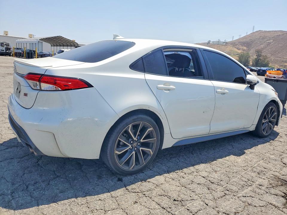 2020 Toyota Corolla VIN JTDS4RCE1LJ034519 COPART salvage auction — FRONT END, Ca - Salvage Certificate, sold $4,050 on 2026-07-02 (photo 3)