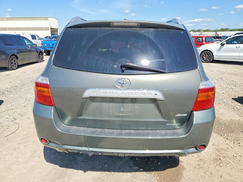 2010 Toyota Highlander VIN JTEDK3EH5A2161005 COPART salvage auction — FRONT END, MO - SALVAGE CERTIFICATE OF TITLE, sold $2,900 on 2026-07-28 (photo 6)