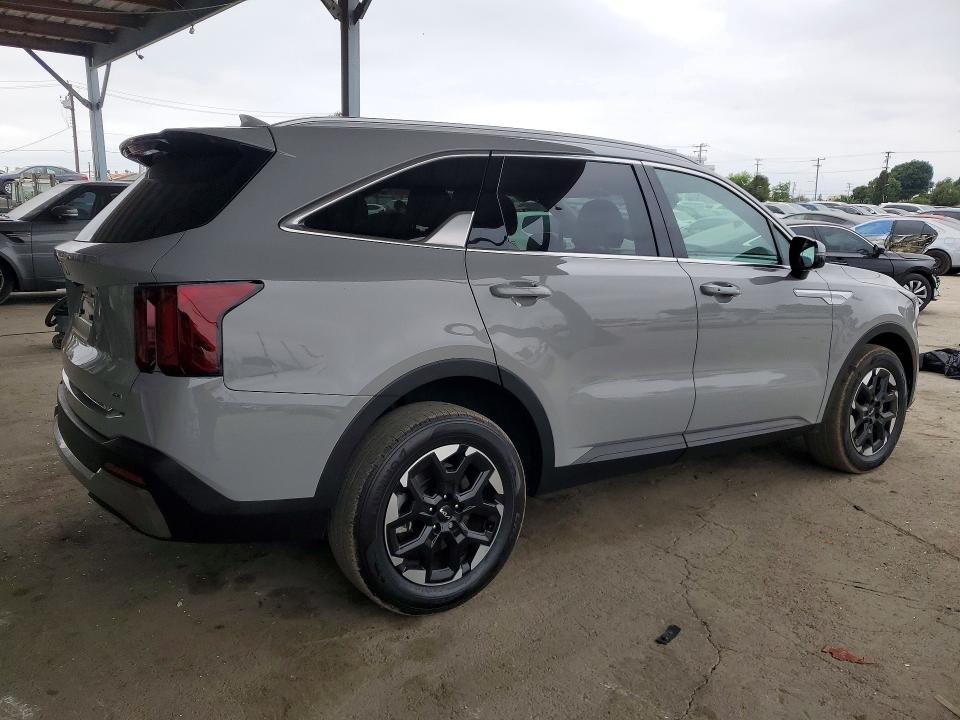 2025 Kia Sorento VIN 5XYRLDJC0SG390738 COPART salvage auction — FRONT END, Ca - Salvage Certificate, sold $14,500 on 2026-07-13 (photo 3)