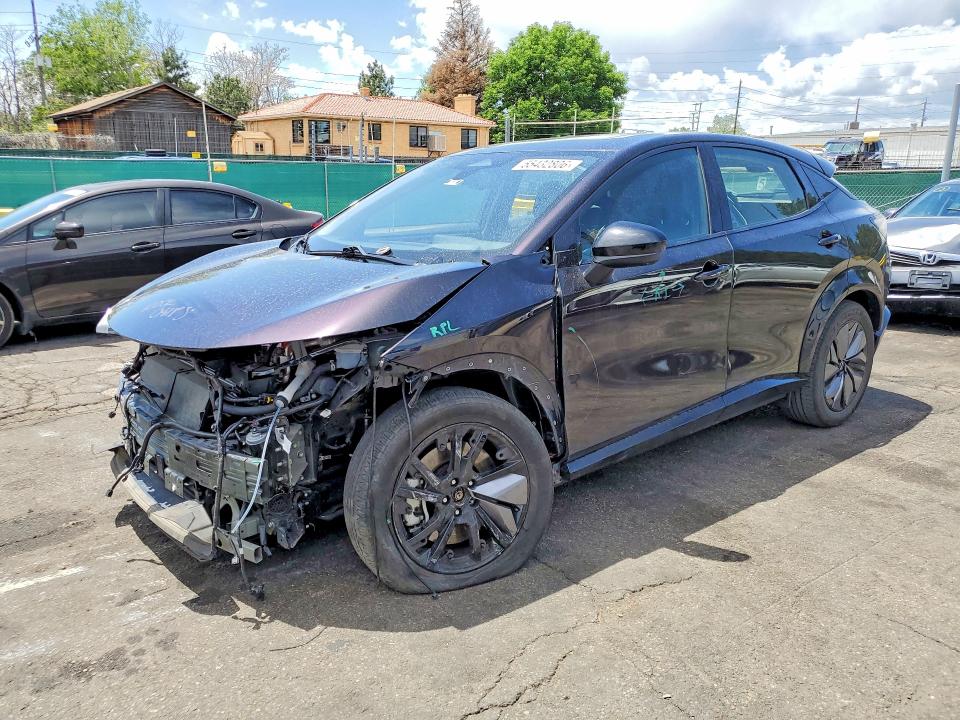 2024 Nissan Ariya VIN JN1DF0BB5RM737637 COPART salvage auction — FRONT END, Co - Public - Salvage Title, sold $10,500 on 2026-07-02 (photo 1)