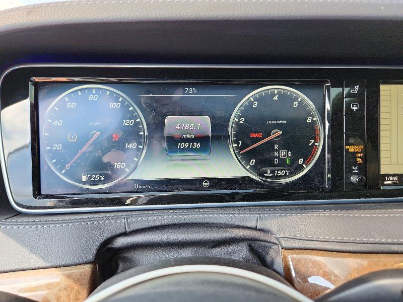 2015 Mercedes-benz S-klasse VIN WDDUG8FB7FA121668 COPART salvage auction — FRONT END, Il - Salvage Certificate, sold $3,900 on 2026-07-24 (photo 9)