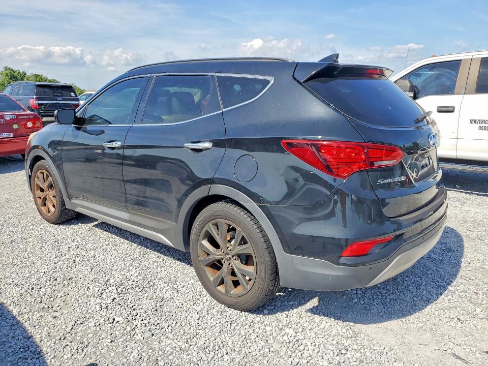 2017 Hyundai Santa fe VIN 5XYZWDLA7HG481968 COPART salvage auction — FRONT END, Mt - Certificate Of Title, sold $4,000 on 2026-07-10 (photo 2)