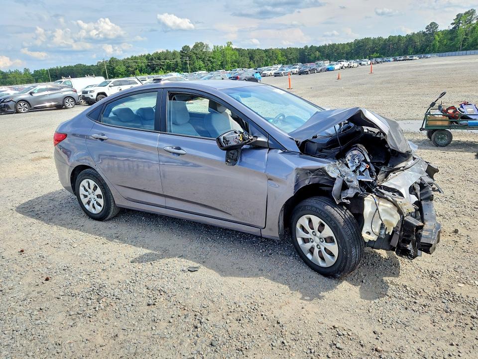 2016 Hyundai Accent VIN KMHCT4AE0GU946278 COPART salvage auction — FRONT END, NC - SALVAGE CERTIFICATE OF TITLE, sold $225 on 2026-07-27 (photo 4)