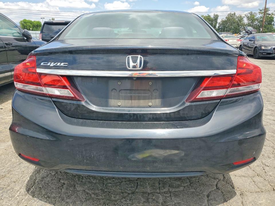 2015 Honda Civic VIN 19XFB2F73FE702415 COPART salvage auction — SIDE, Ca - Salvage Certificate, sold $2,250 on 2026-07-09 (photo 6)