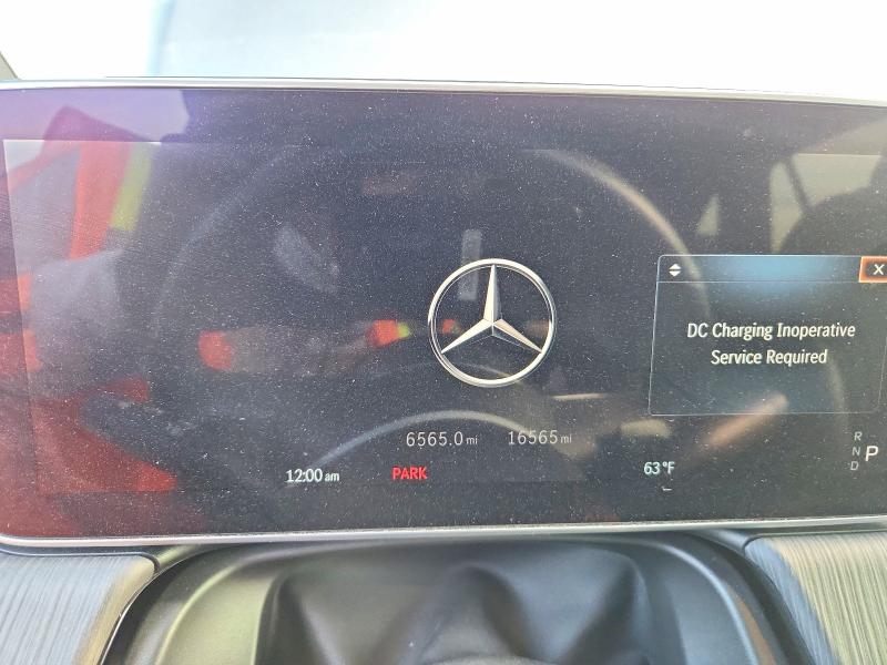 2024 Mercedes-benz Eqe VIN 4JGGM2BBXRA058732 COPART salvage auction — SIDE, TX - SALVAGE VEHICLE TITLE, sold $26,750 on 2026-07-06 (photo 9)