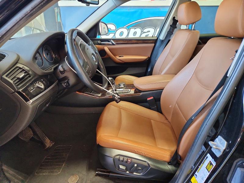 2017 BMW X3 VIN 5UXWX9C33H0W73858 COPART salvage auction — FRONT END, Ny - Mv-907A Salvage Certificate, sold $3,450 on 2026-07-06 (photo 7)