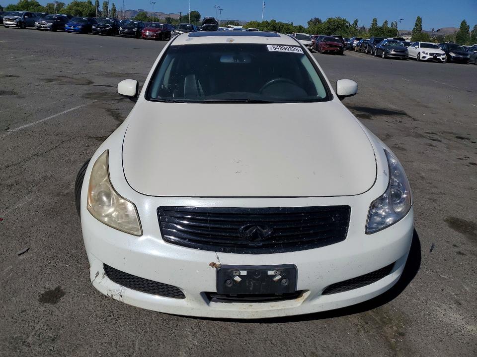 2007 Infiniti G35 VIN JNKBV61E57M710763 COPART salvage auction — REAR END, Ca - Salvage Certificate, sold $575 on 2026-07-06 (photo 5)