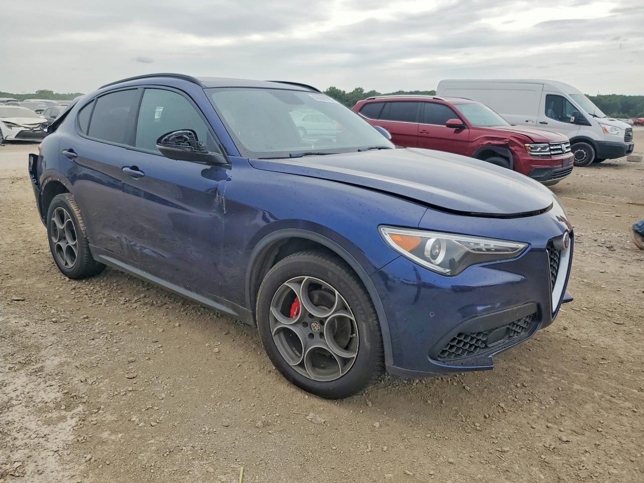 2018 Alfa Romeo Stelvio VIN ZASFAKNN4J7B78596 COPART salvage auction — Rear End, MI - CERTIFICATE OF TITLE, sold $2,100 on 2026-07-09 (photo 4)