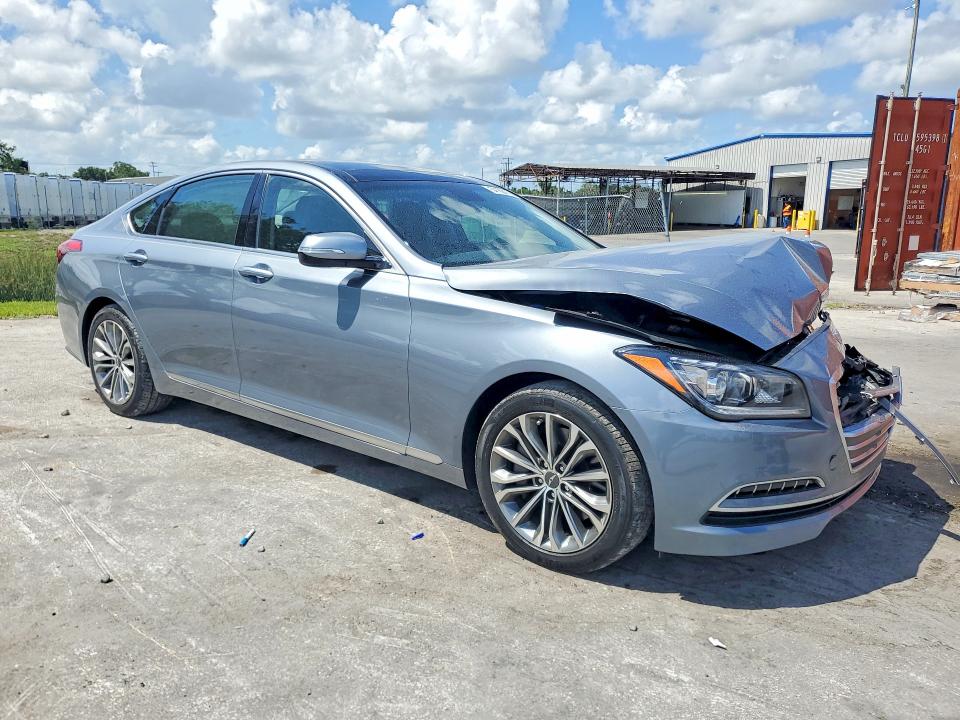 2015 Hyundai Genesis VIN KMHGN4JE4FU028558 COPART salvage auction — FRONT END, Fl - Cert Of Title Slvg Rebuildable, sold $2,200 on 2026-07-28 (photo 4)